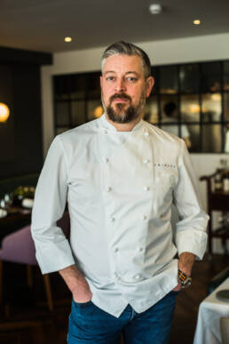 Adam Byatt, creative and accomplished Michelin-starred chef with a passion for British food.