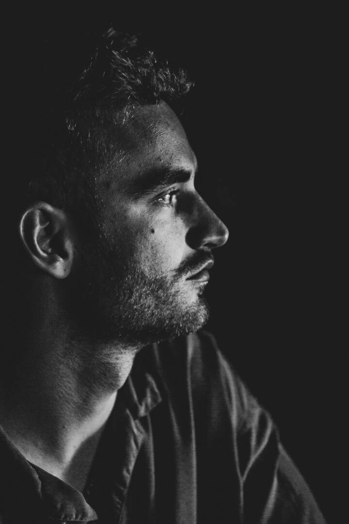 Lifestyle portrait of Tom Misch, English musician and producer by portrait photographer Andy Barnham