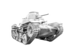 Black and white composite photograph of a Japanese Type 95 Ha-Gō