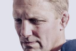Lewis Moody MBE portrait of the retired English rugby union player and Rugby World Cup 2003 winner