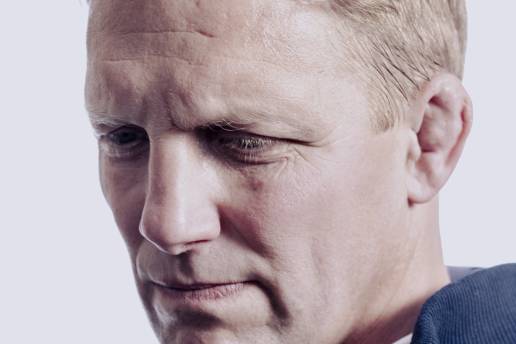 Lewis Moody MBE portrait of the retired English rugby union player and Rugby World Cup 2003 winner