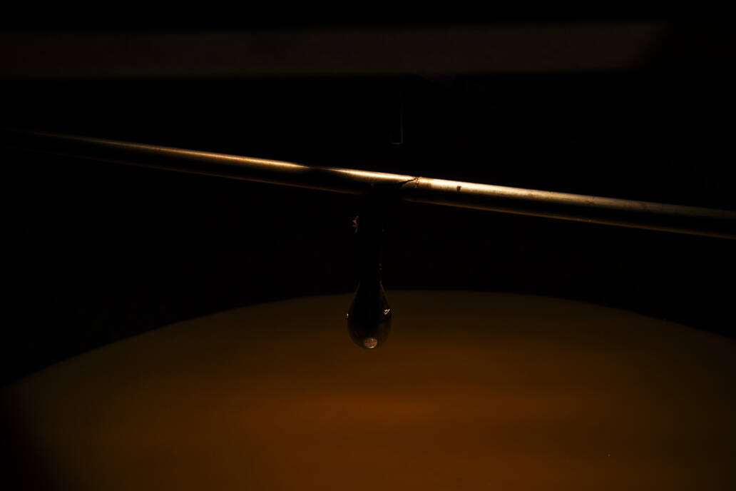 Inside of a whisky mash